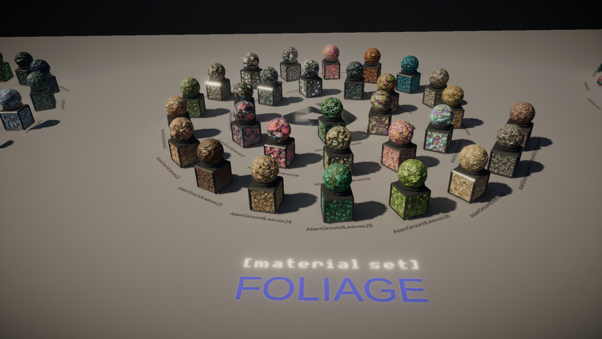 Alien Nature Materials - Foliage