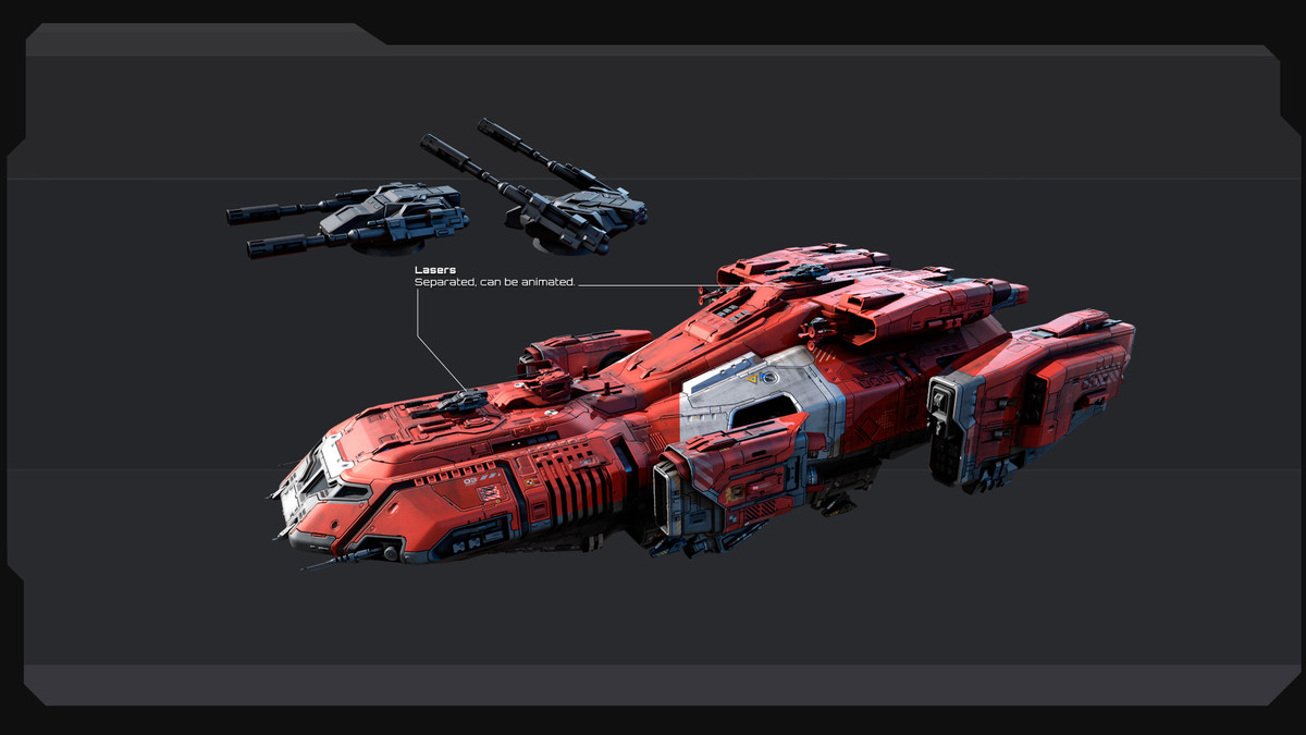 KAIZEN Starship Cruiser