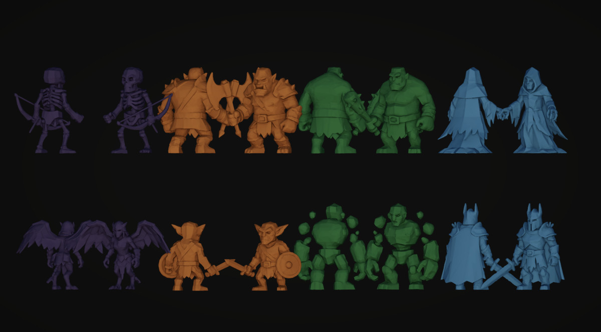 Pixit3D - ToyMonsters Rigged