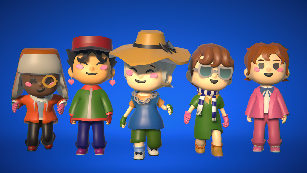 Cute Modular Character Pack – Low Poly Animated
