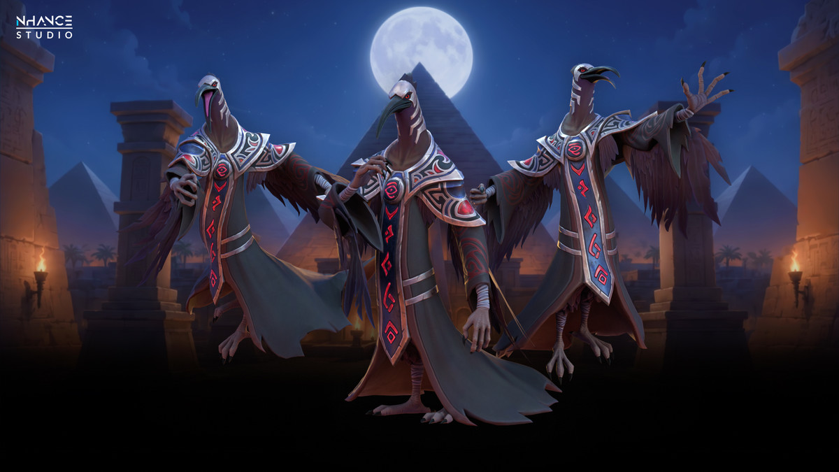 Stylized Egyptian Ibis Mage