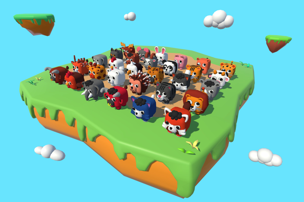 Cute Magic – Cube Animals Pack