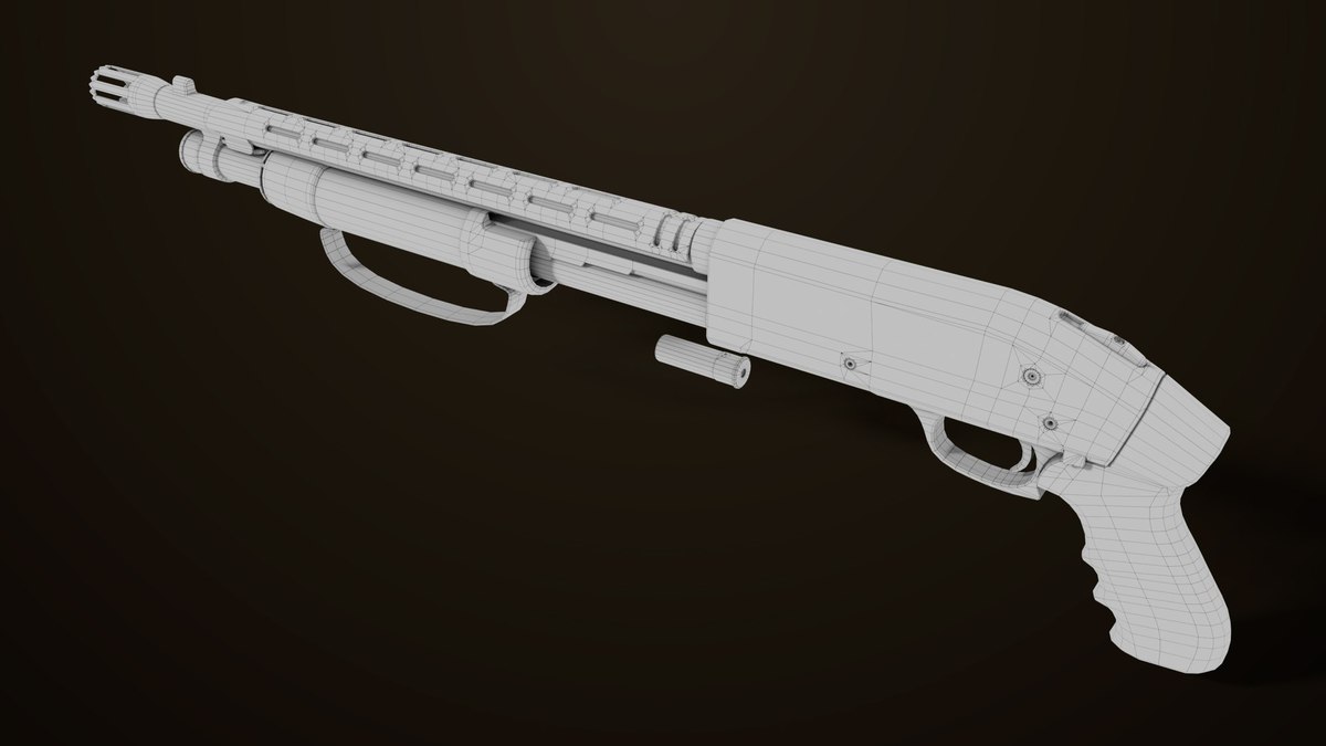 Shotgun Collection 01 URP HDRP Textures