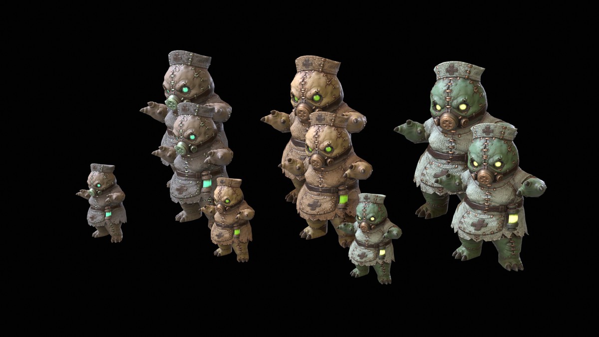 Chibi Necro Zombie Nurse