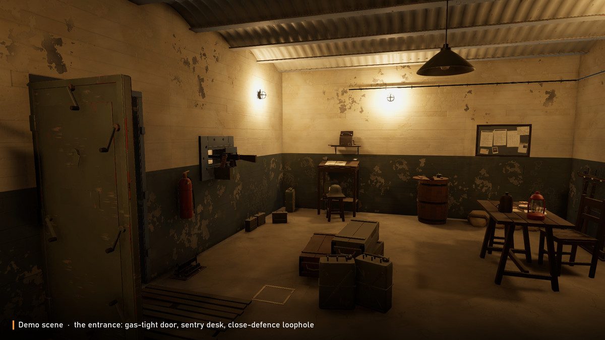 Stylized WW2 Bunker: Atlantic Wall Casemate | Modular Military Environment Kit