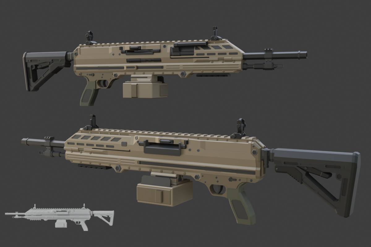 Low Poly Weapon Bundle Pack 3