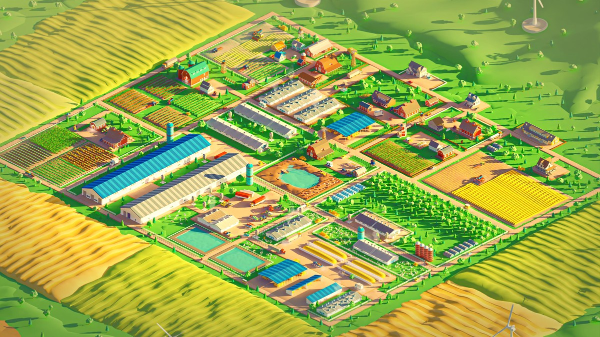 Farm - Low Poly 3D Models Pack