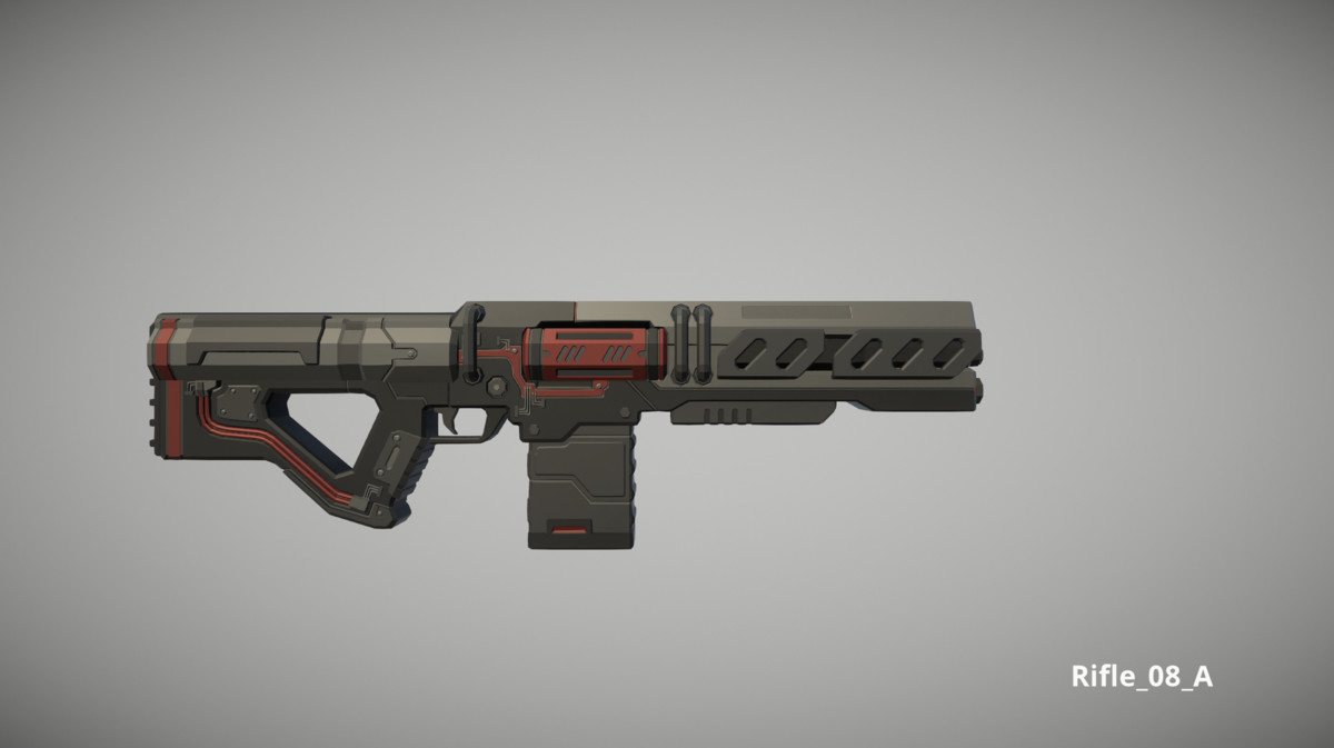 Cyberpunk Armory - Low Poly