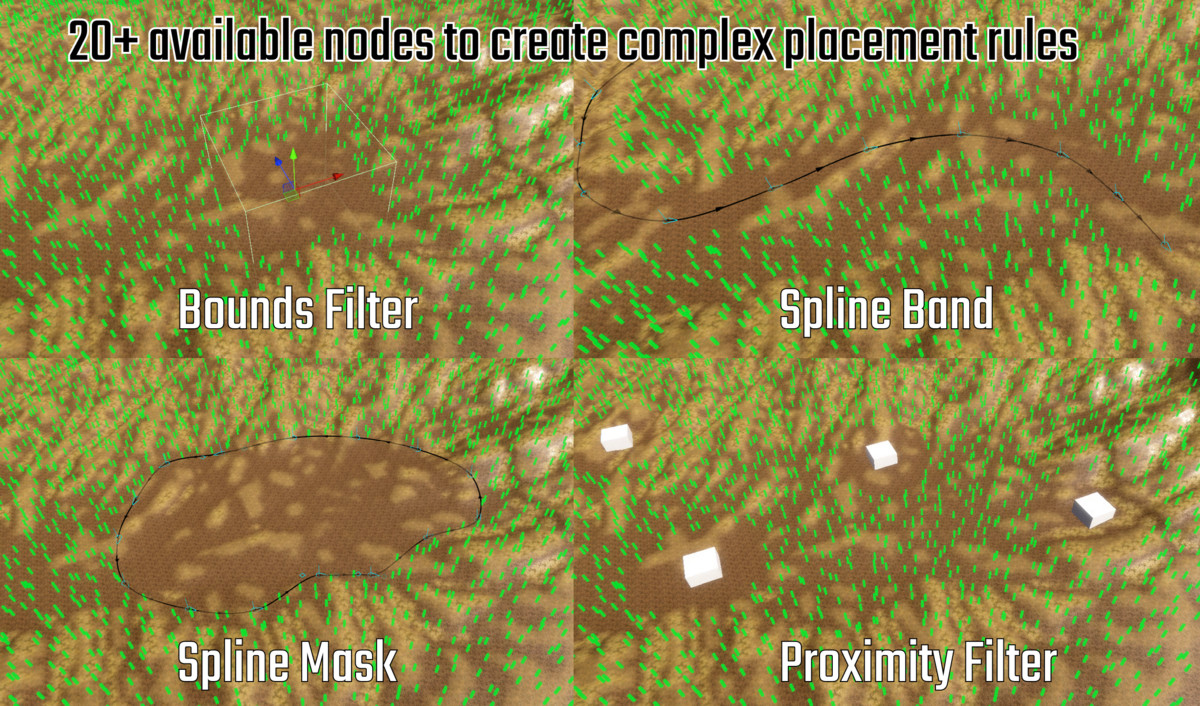 Scatter Graph - Procedural Placement & Runtime Spawning