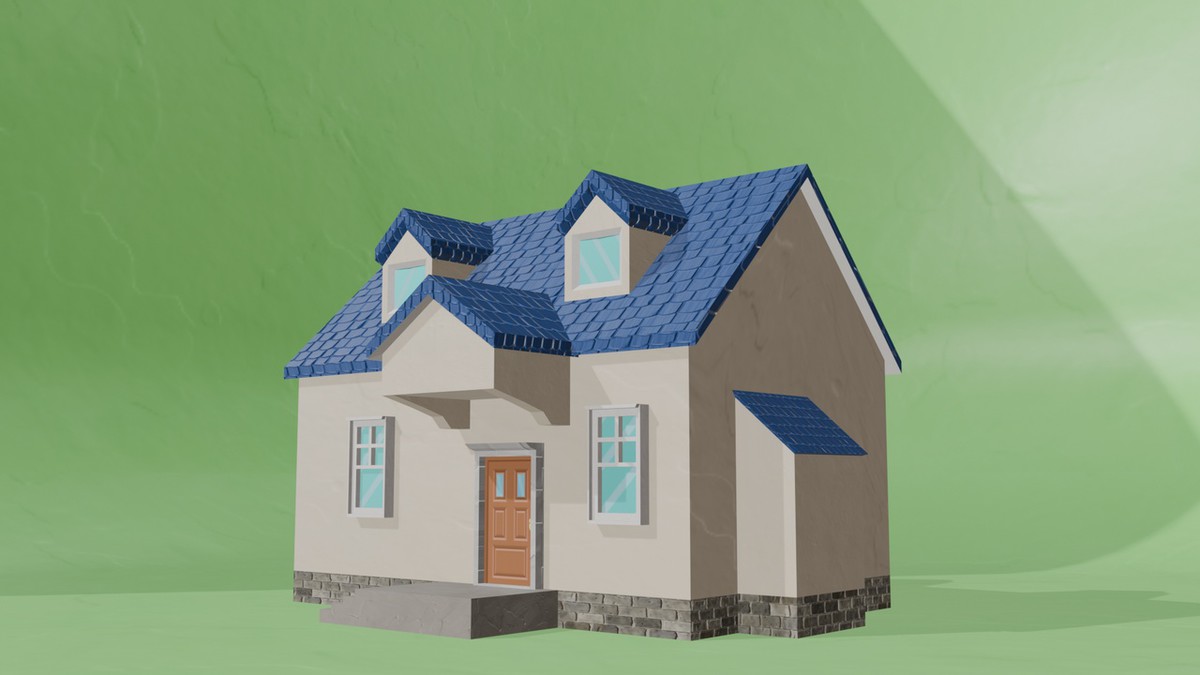 10 Low Poly House Pack Vol 1