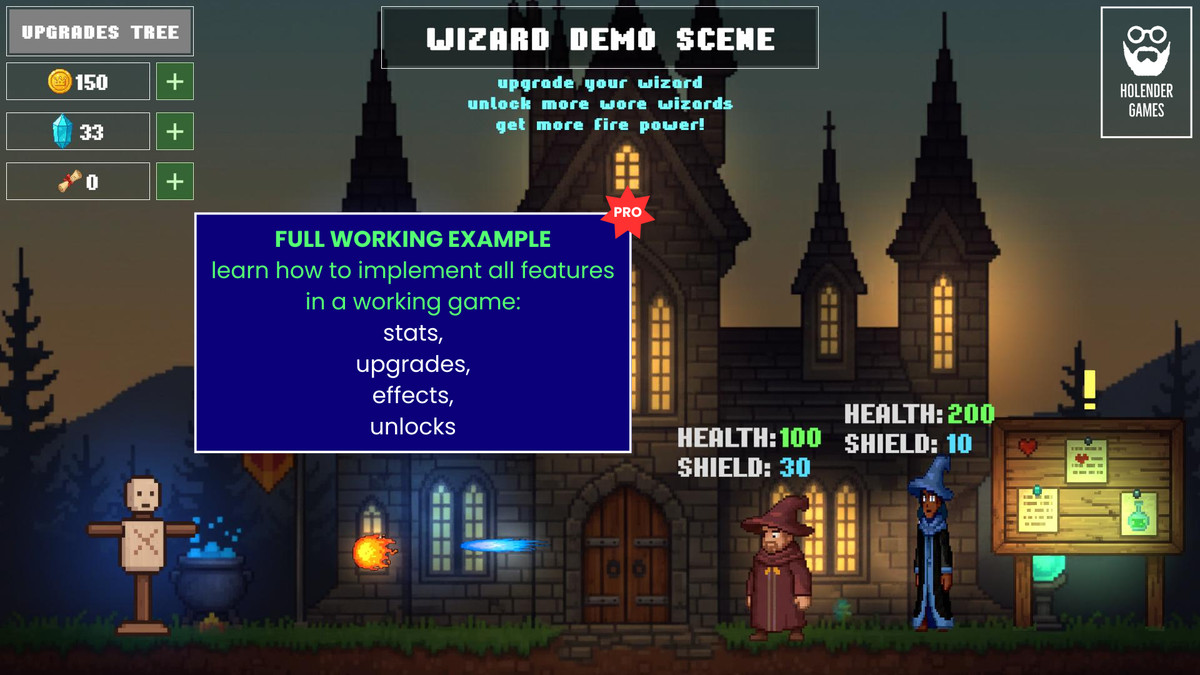 Upgrade Tree PRO – Skill, Tech & Perk Trees for Idle/Incremental/Roguelike Games