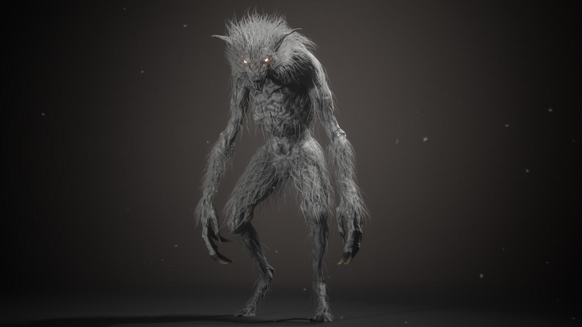 Feral Werewolf Monster