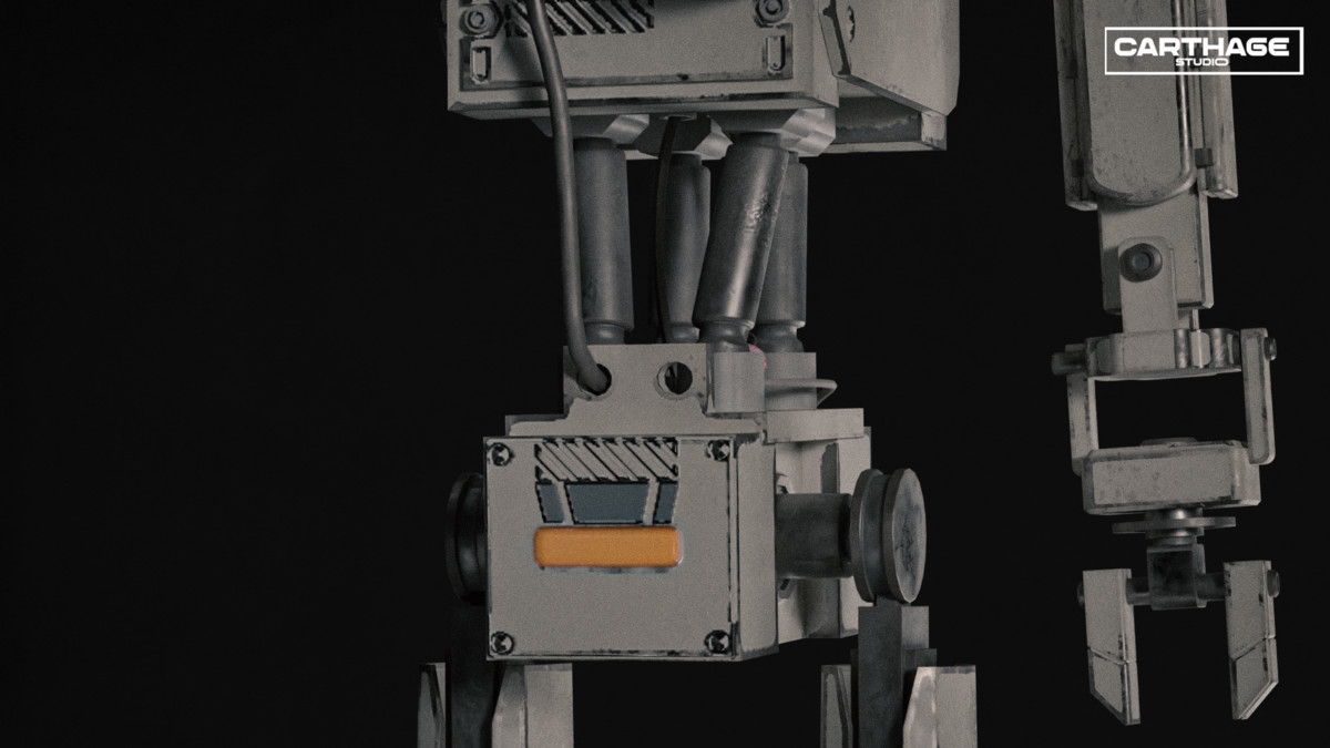 Dome‑Head Security Robot NPC