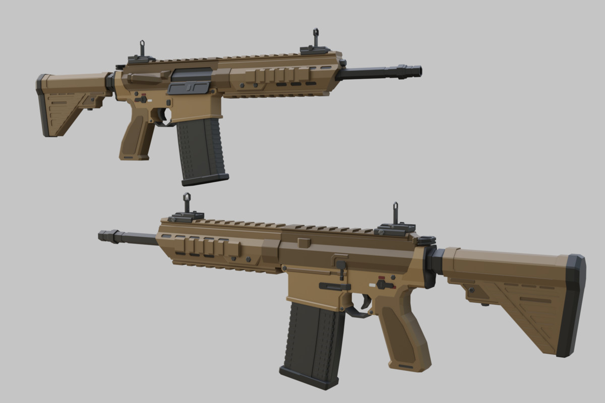Low Poly Weapon Bundle Pack 2