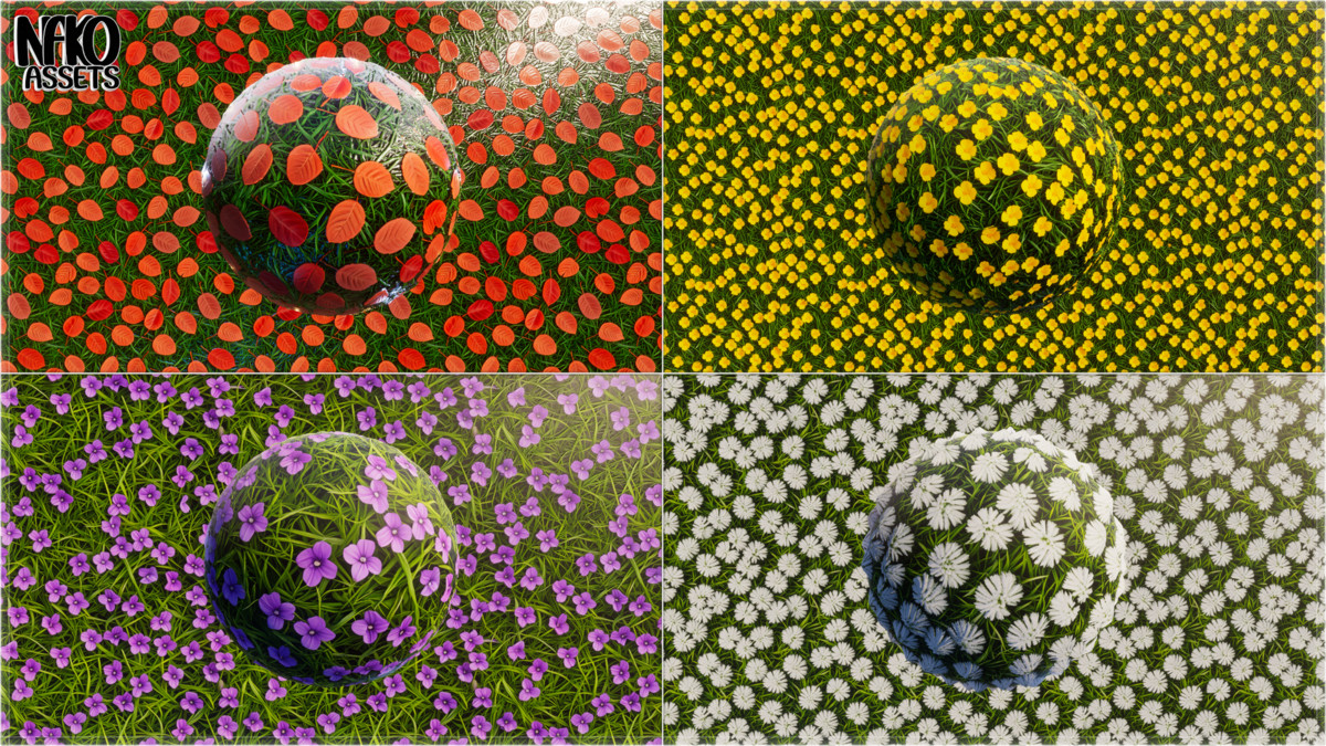 Forest 4K Materials x118 Textures of Realistic Nature | PBR HQ Terrain Pack