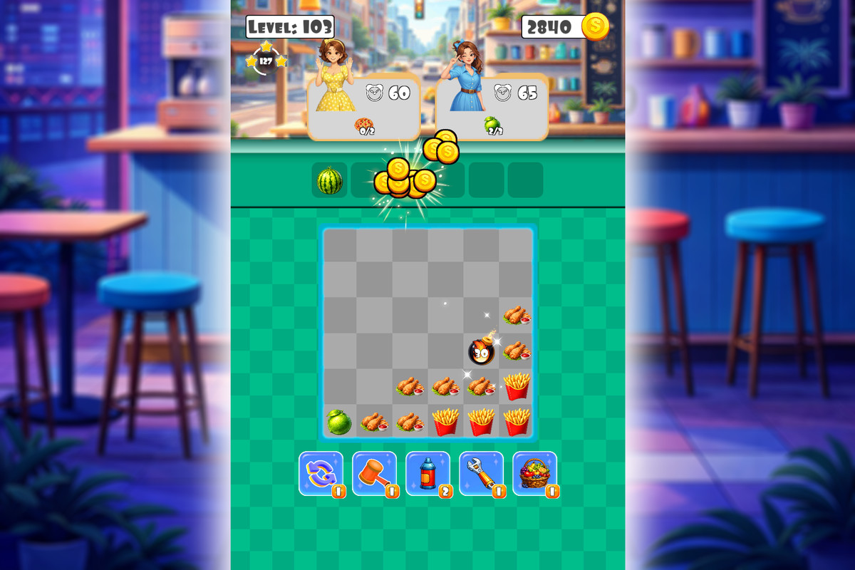 Foodie Stack Puzzle - Complete Mobile Game Template