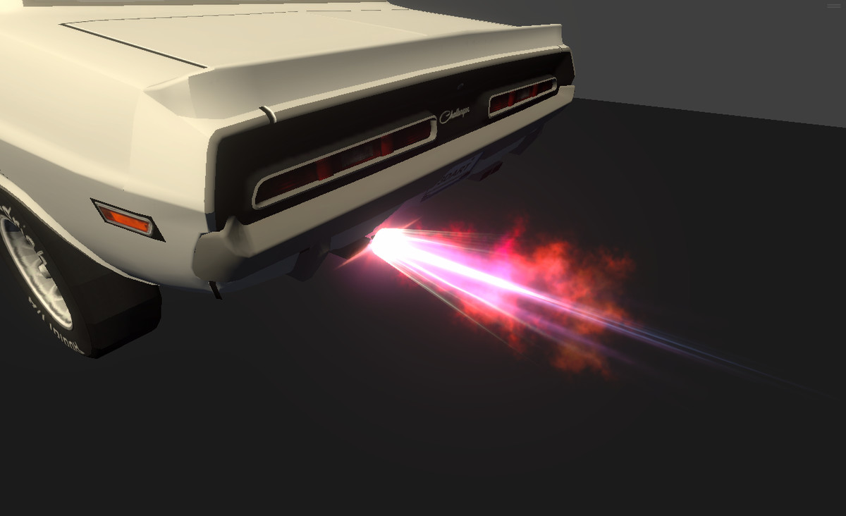 Game VFX - Exhaust jet effect