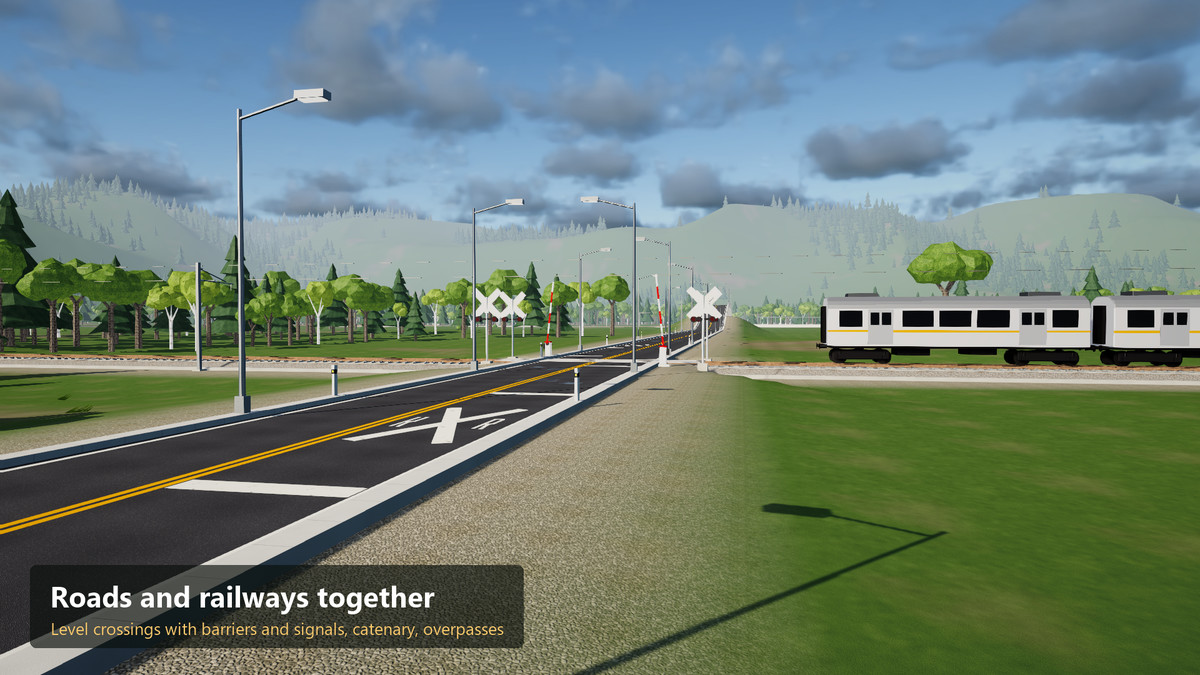 Real Roads & Tracks - Procedural Road, Railway & Roller Coaster Generator