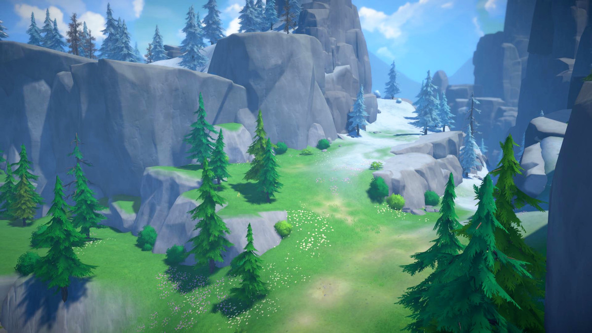 Stylized Snow & Pine Forest