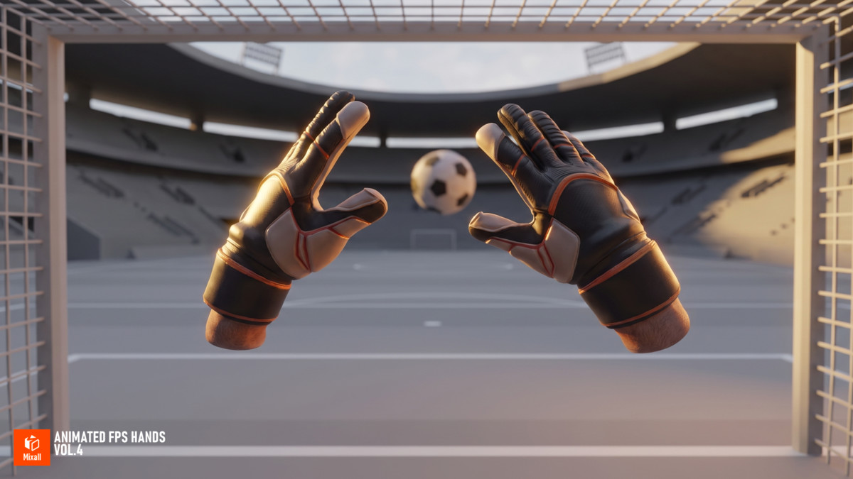 Animated FPS Hands Vol.4