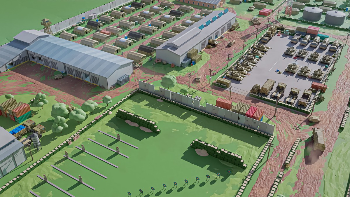 Military 2 - Low Poly 3D Models Pack