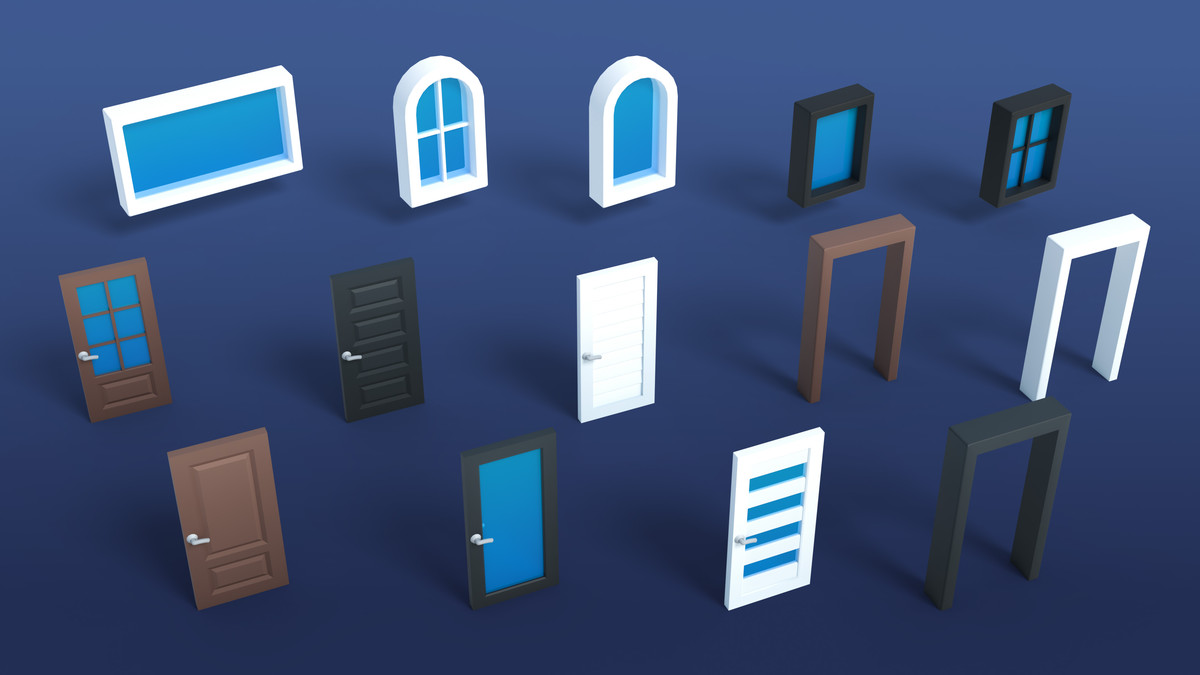 Cute Furniture Mini - Low Poly 3D Models Pack