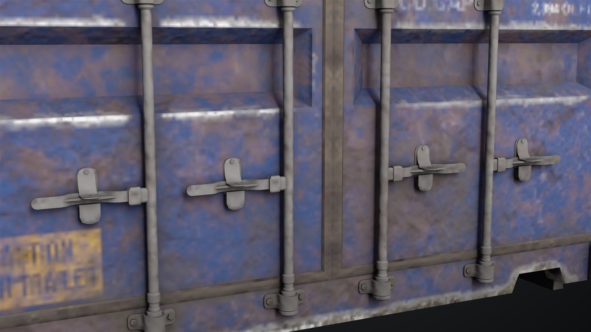 5 Cargo Dusty Container 20ft Single Mat