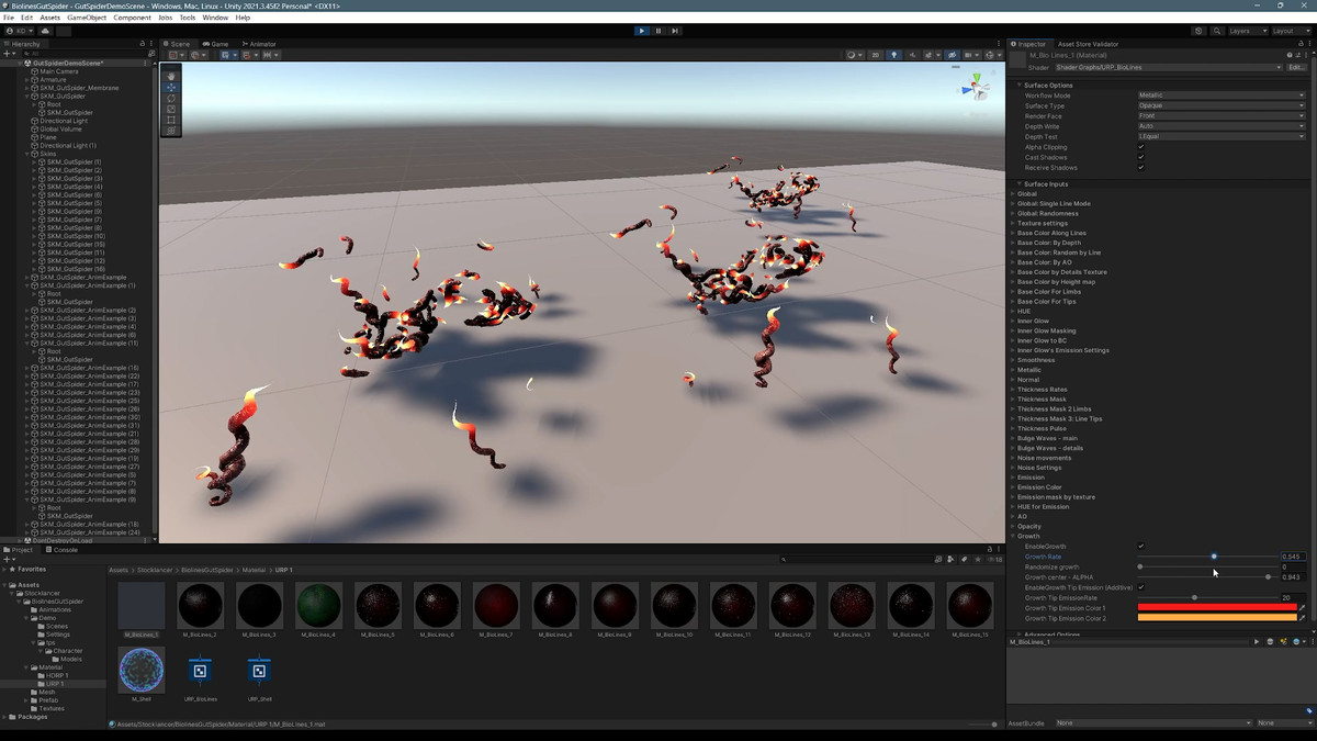 Biolines Gut Spider: A monster arachnid character for horror and fantasy games