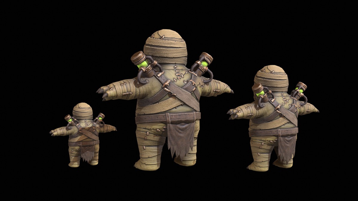 Chibi Necro Fat Zombie