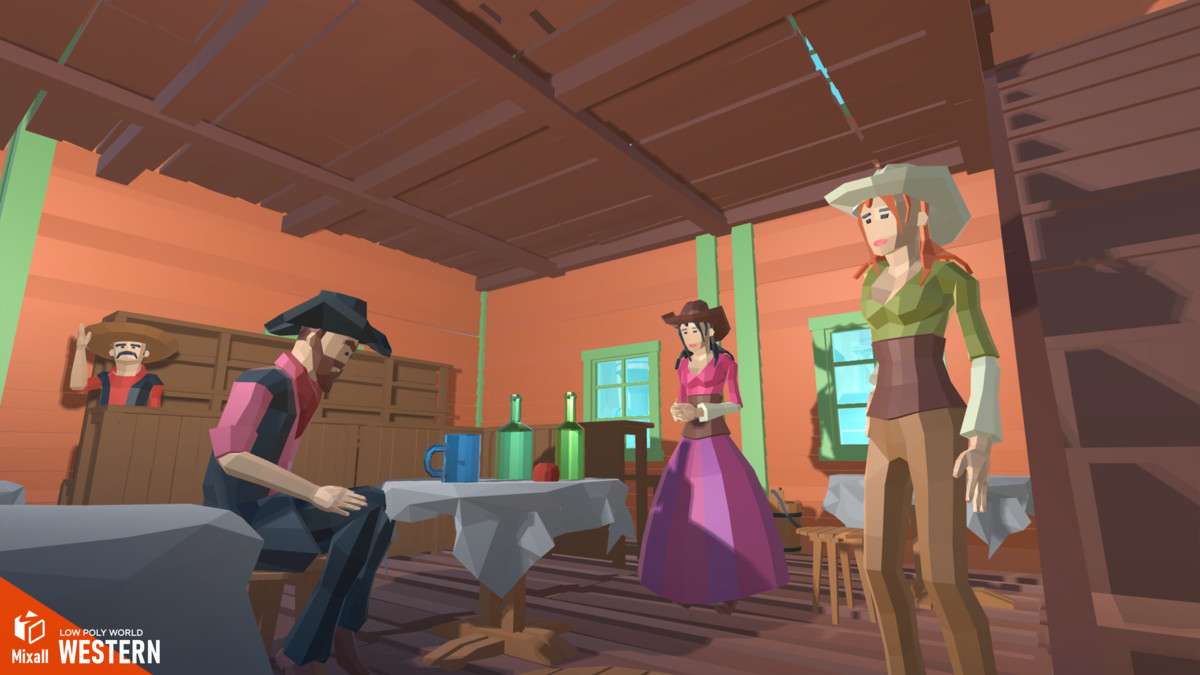 LOW POLY WORLD - WESTERN