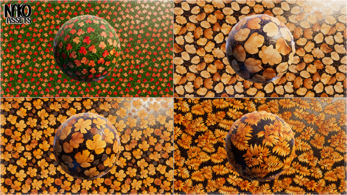 Forest 4K Materials x118 Textures of Realistic Nature | PBR HQ Terrain Pack