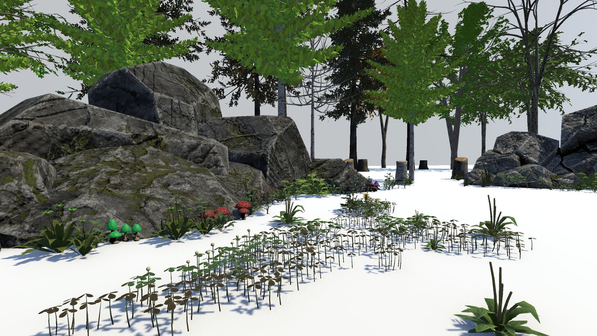 Trees Herbs Plants Pack