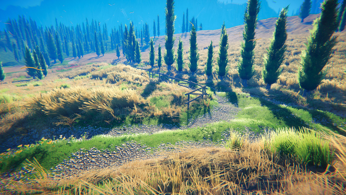 Stylized Cypress Valley