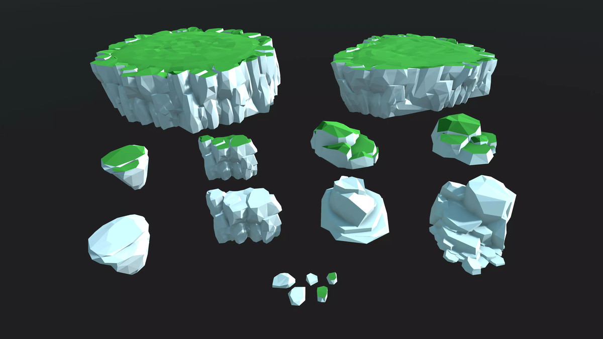 STYLIZED Low Poly Fantasy Bundle Vol. 2