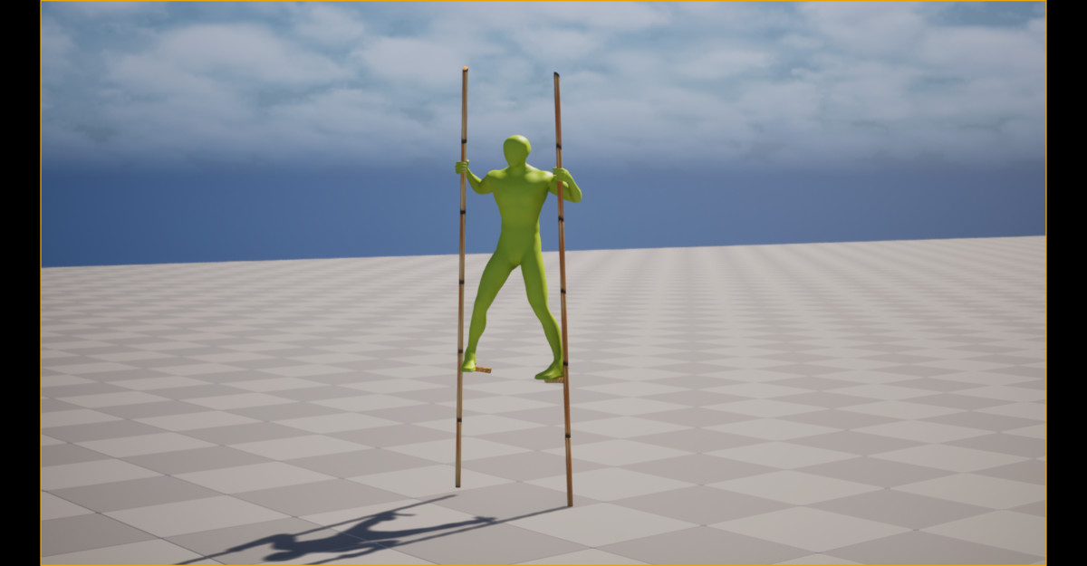 Bamboo Stick Locomotion Pack