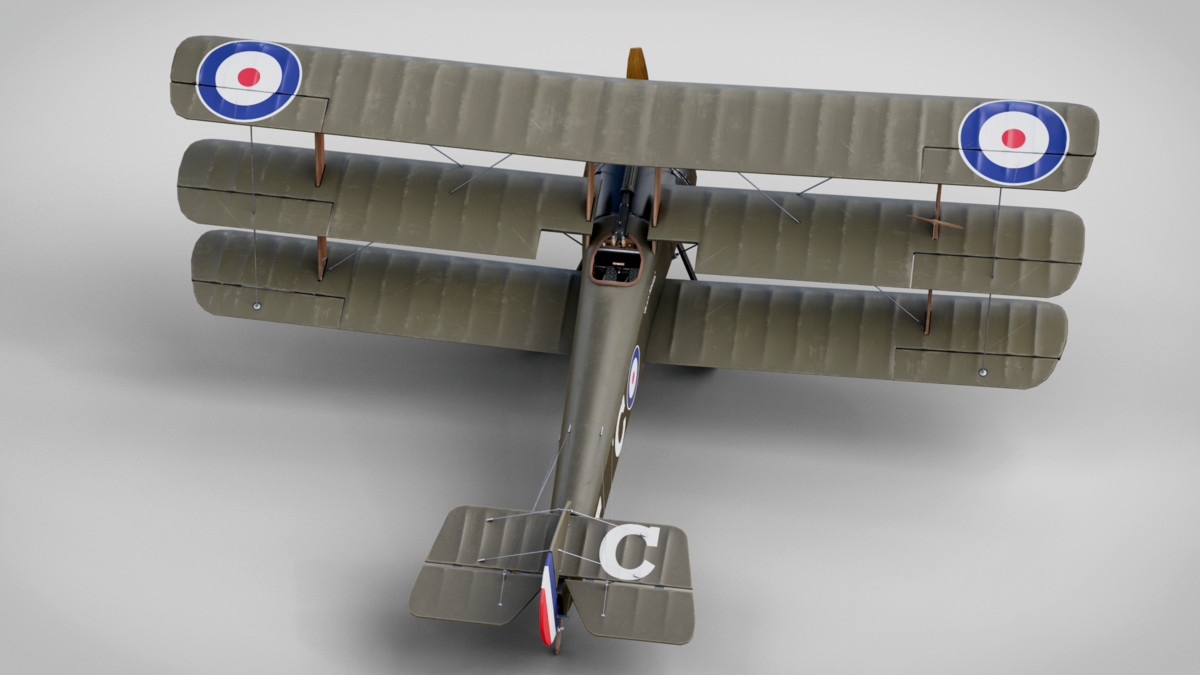 Aircraft Sopwith Triplane Rigged