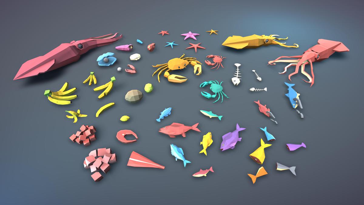 STYLIZED Fantasy Fisherman's Shack - Low Poly 3D Pack