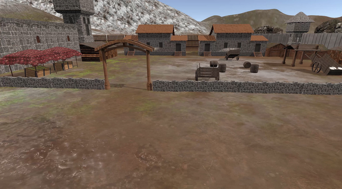 Medieval Village Environment-3D Props