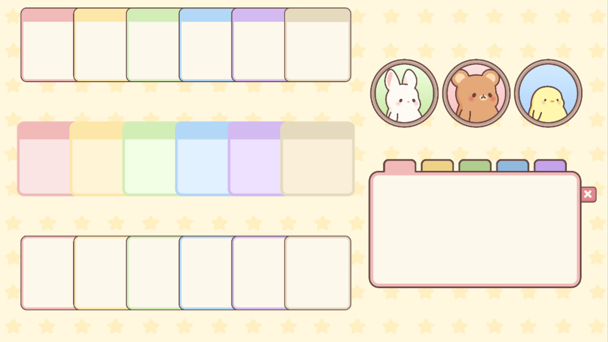 Teddy Bear Pastels GUI Pack
