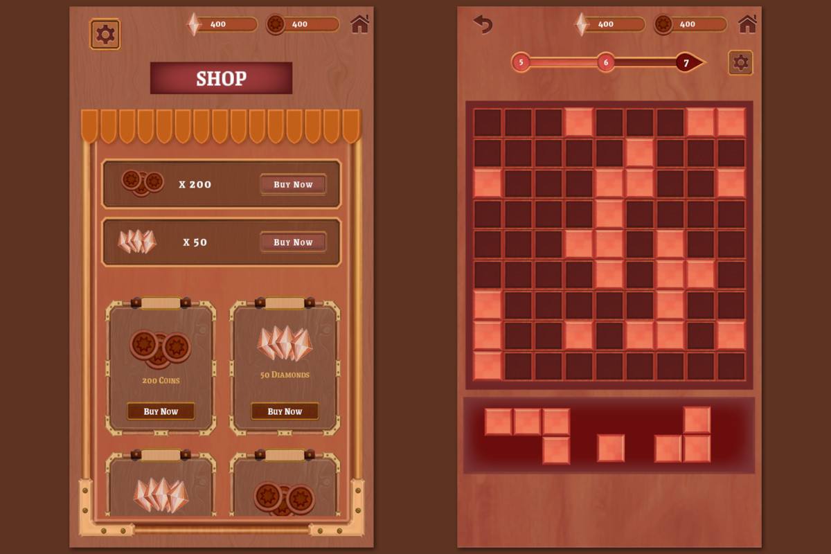 Wooden Ultimate GUI Pack