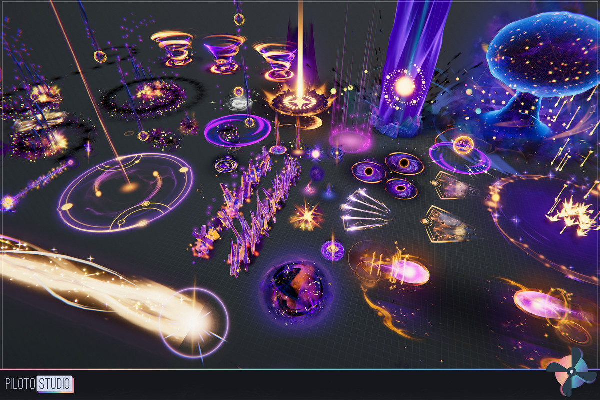 Universe & Cosmic Stylized VFX Starter Kit by Piloto Studio