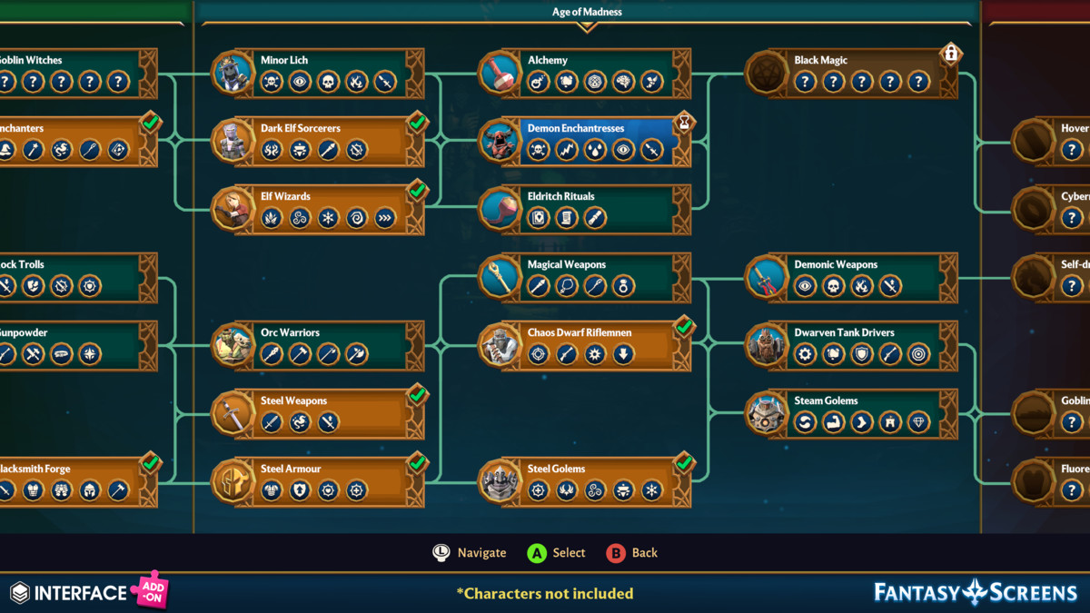 Fantasy Screens Add-On - Synty INTERFACE - GUI