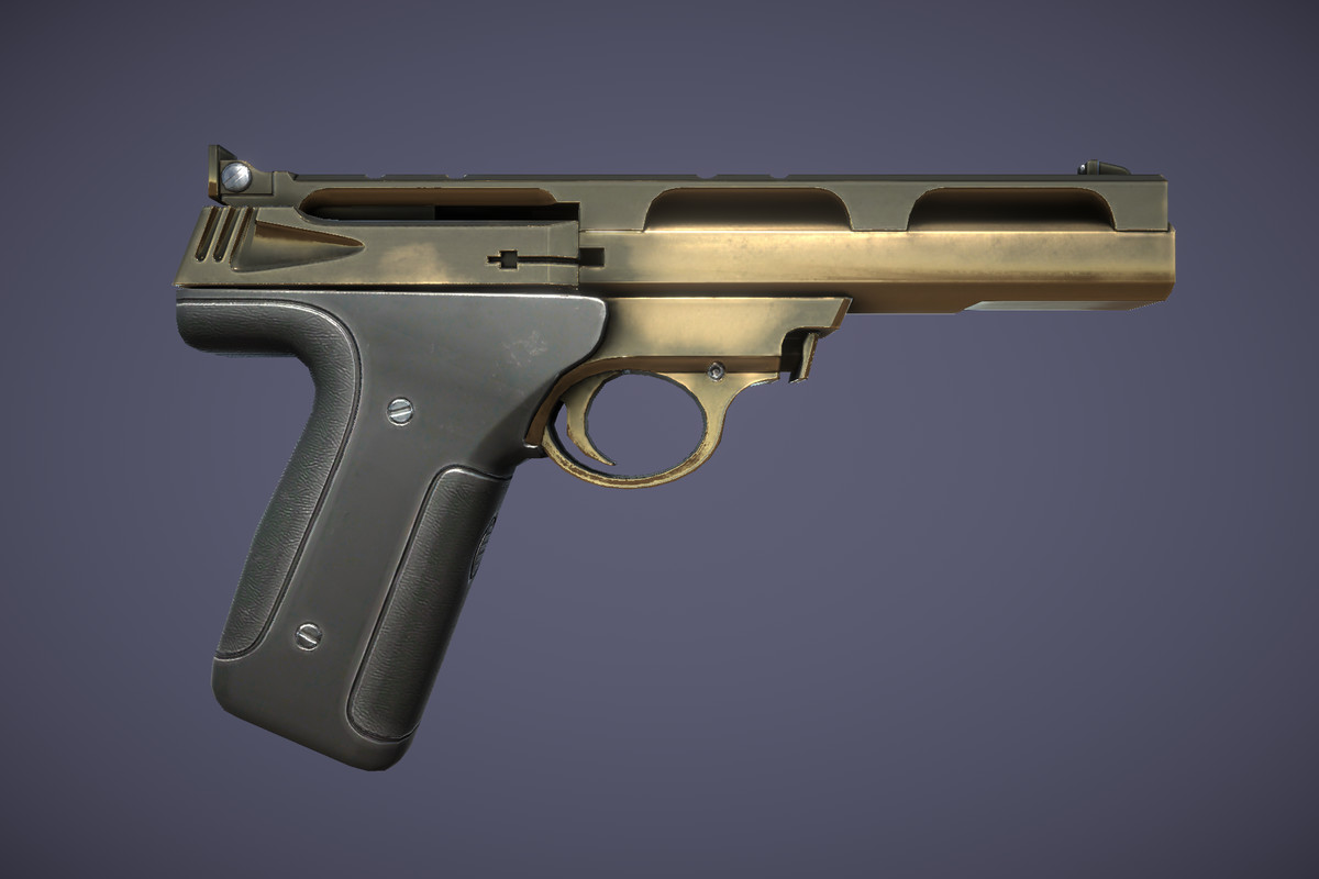 Low Caliber Pistol Gold (Apocalypse Weapons)