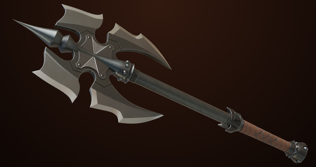 Battle Axe 03 URP HDRP Textures