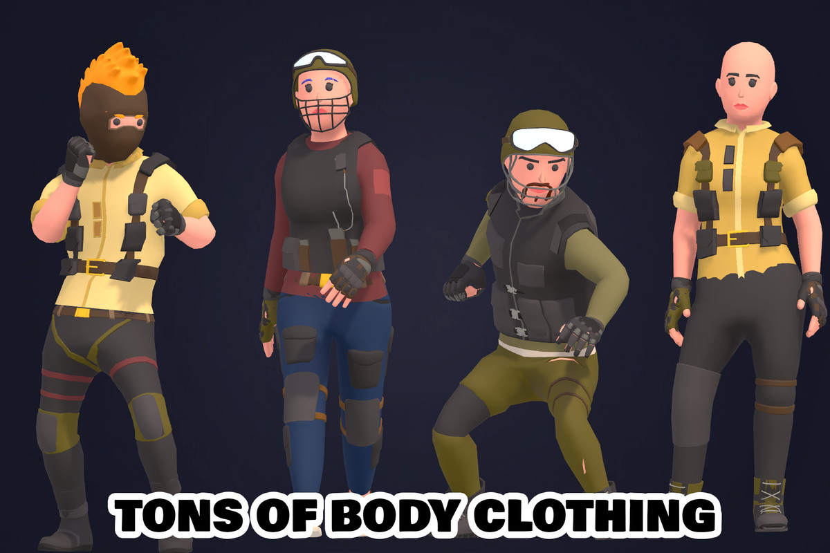 Customizable 3D Military Characters Bundle