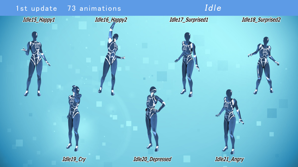 KAWAII ANIMATIONS Cool Action