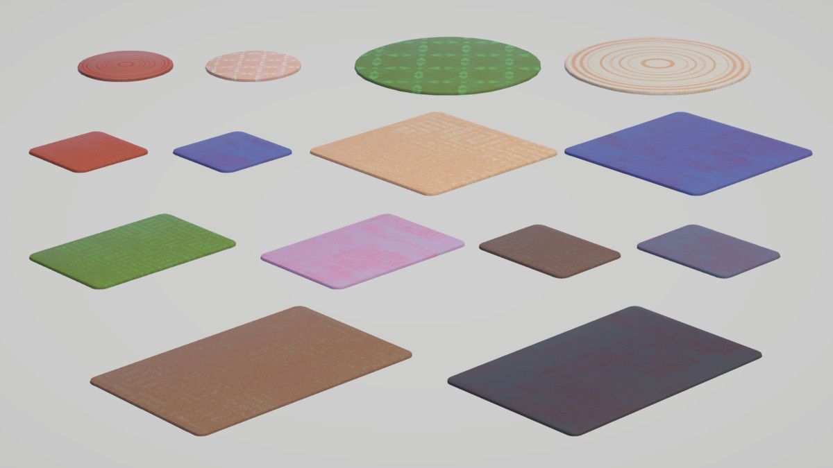 Low Poly Interior Houses – Modular Home Assets Pack