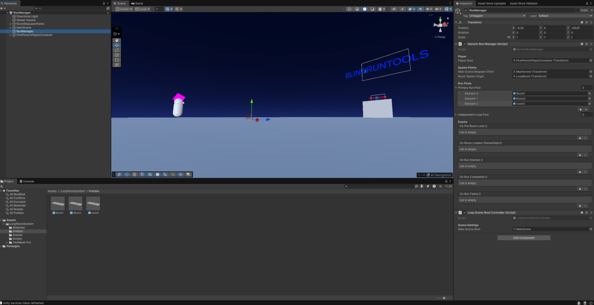 Roguelite LoopRoom System