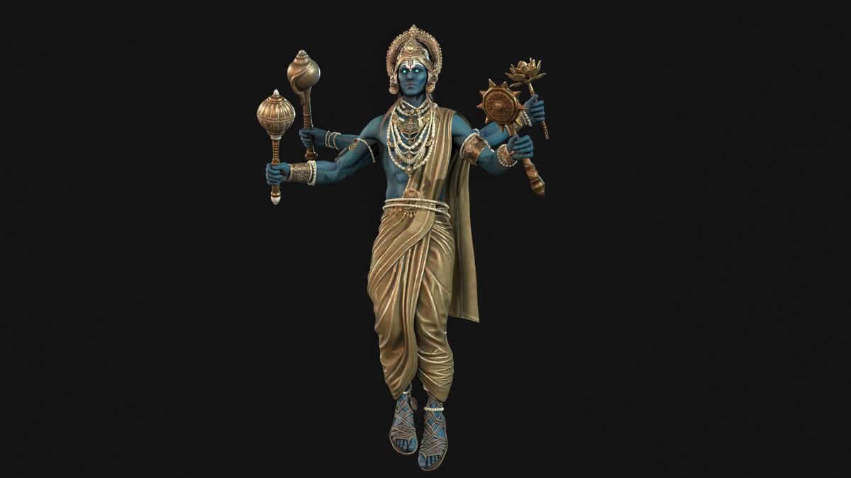 Indian God Vishnu