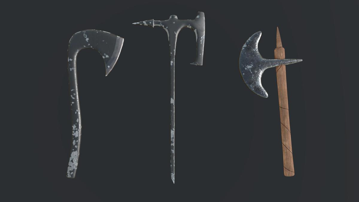 Mid poly Axes Collection